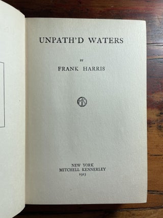Unpath'd Waters