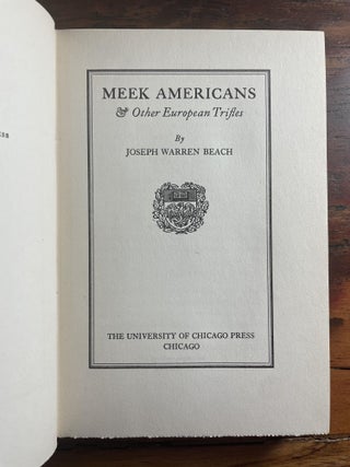 Meek Americans & Other European Trifles