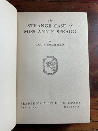 The Strange Case of Miss Annie Spragg