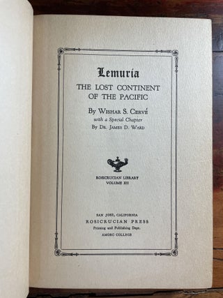 Lemuria; The Lost Continent of the Pacific