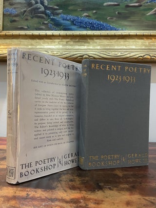 Item #5793 Recent Poetry 1923-1933. Alida Monro