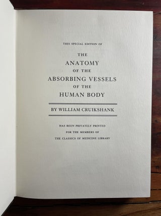 The Anatomy of the Absorbing Vessels of the Body