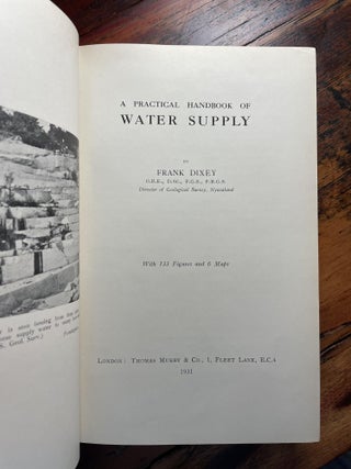 A Practical Handbook of Water Supply