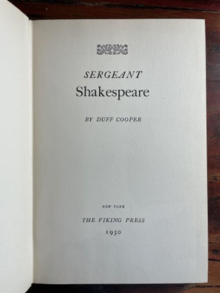 Sergeant Shakespeare