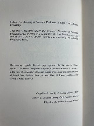 The Vision of History in Early Britain