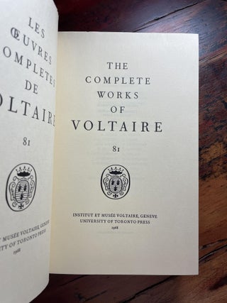 The Complete Works of Voltaire: Notebooks 1 & 2