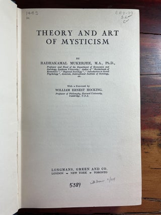 Theory and Art of Mysticism