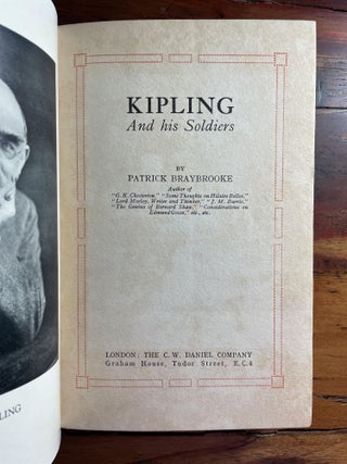 Kipling and his Soldiers