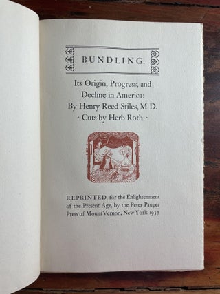 Bundling: Its Origin, Progress, and Decline in America