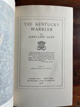 The Kentucky Warbler