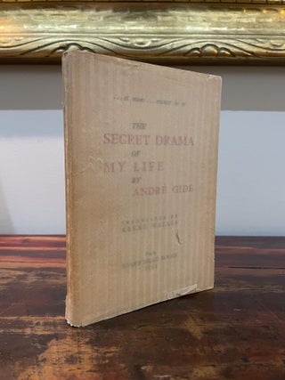 Item #5938 The Secret Drama of My Life. André Gide