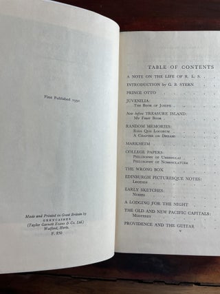 R. L. S. An Omnibus