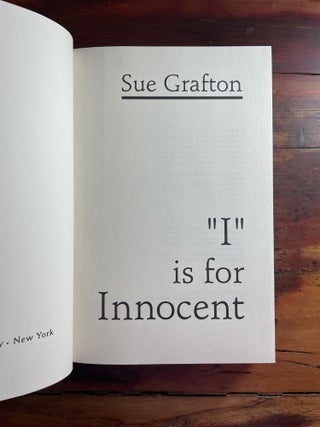 I is for Innocent