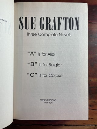 A is for Alibi; B is for Burglar; C is for Corpse