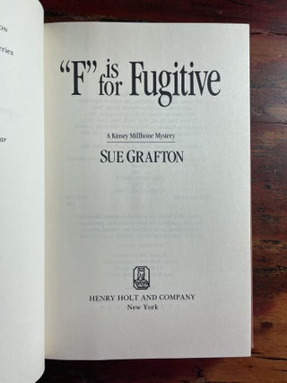F is for Fugitive