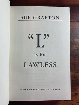 L is for Lawless