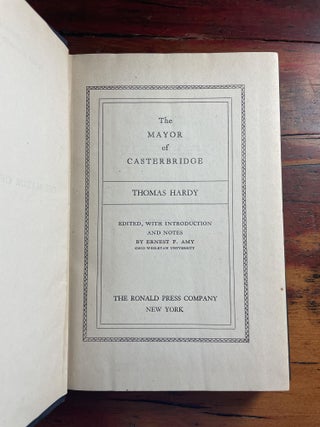 The Mayor of Casterbridge