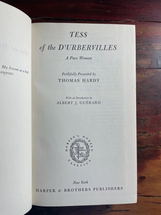 Tess of the D'Urbervilles
