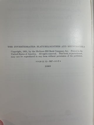 The Invertebrates: Protozoa through Ctenophora - and - The Invertebrates: Platyhelminthes and Rhynchocoela The acoelomate Bilateria