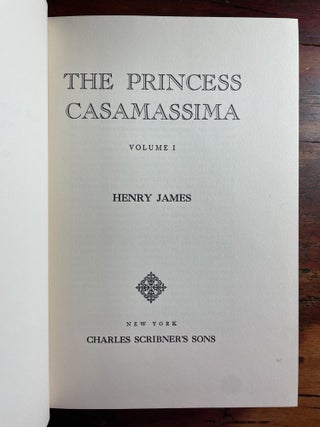 The Princess Casamassima: 2 Volumes