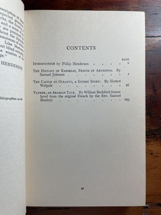 Shorter Novels of the 18th Century