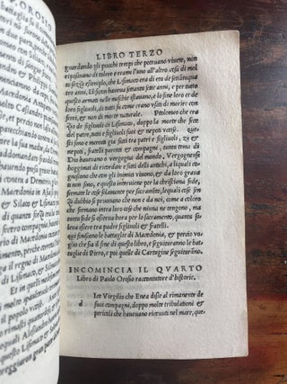 Paulo Orosio Tradotto di Latino in Volgare per Giovanni Guerini da Lanciza Novamente Stampato