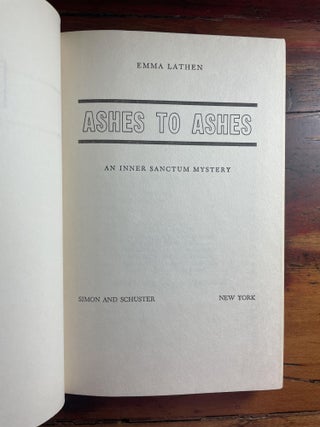 Ashes to Ashes