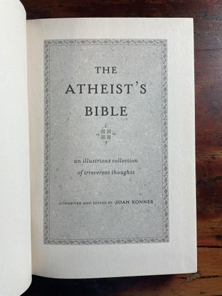 The Atheist's Bible