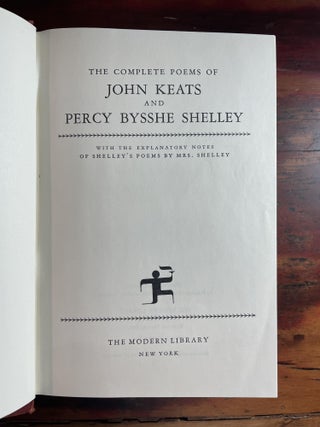 The Complete Poems of John Keats and Percy Bysshe Shelley