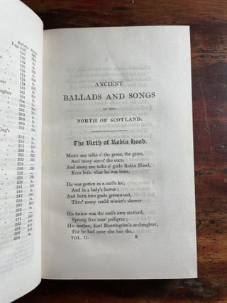Ancient Ballads and Song of the North of Scotland, Hitherto Unpublished