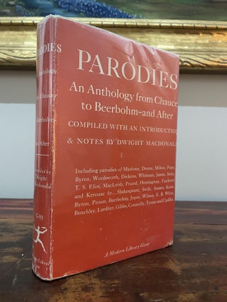 Item #6150 Parodies. Dwight Macdonald