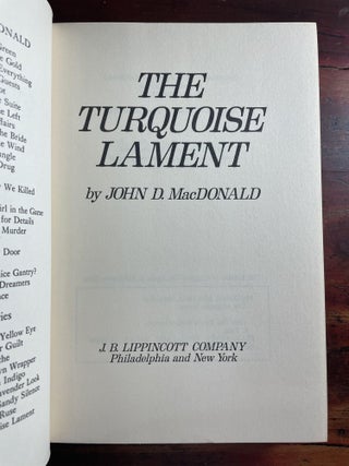 The Turquoise Lament