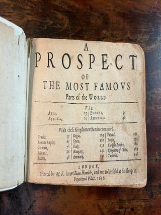 A Prospect of the Most Famous Parts of the World - bound with - England Wales Scotland and Ireland Described