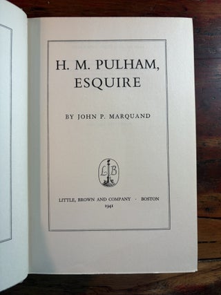 H. M. Pulham, Esquire