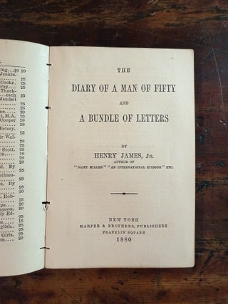 The Diary of a Man of Fifty and A Bundle of Letters