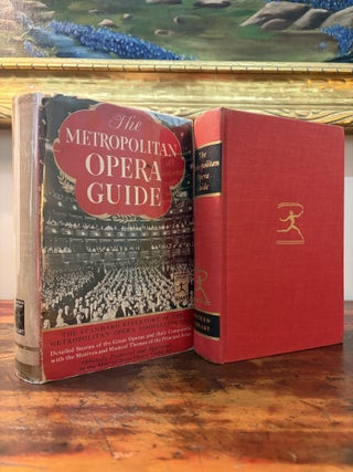 Item #6278 The Metropolitan Opera Guide. Mary Ellis Peltz, Robert Lawrence