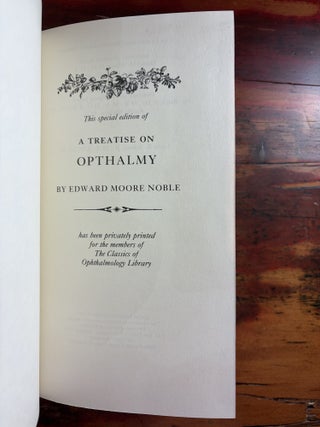 A Treatise on Opthalmy